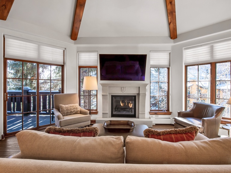 Three bedroom, three bathroom penthouse condo