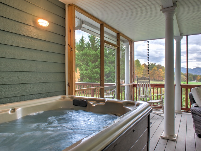 Unwind in the Hot Tub after a Day of Adventure