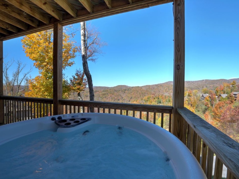 Hot Tub with Mountain Views