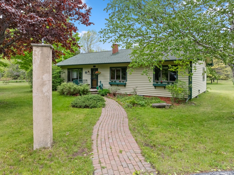 Follow the path to the front door!