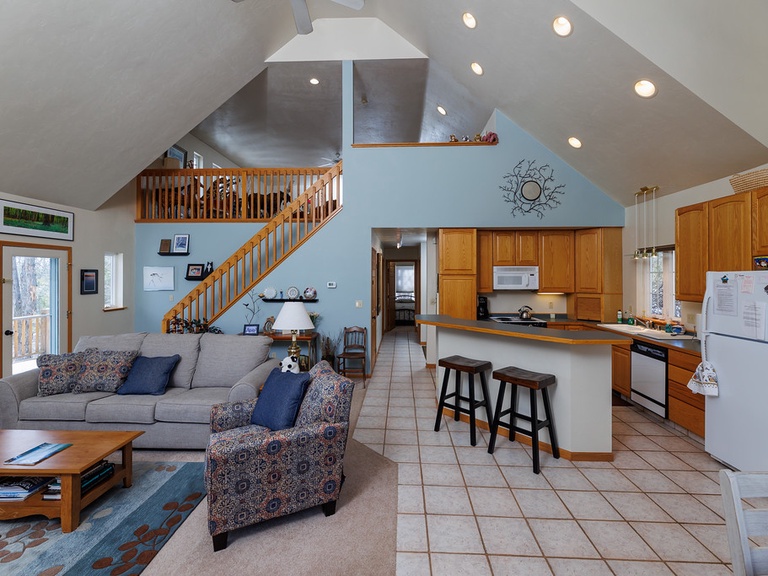 Great room space allows everyone to gather