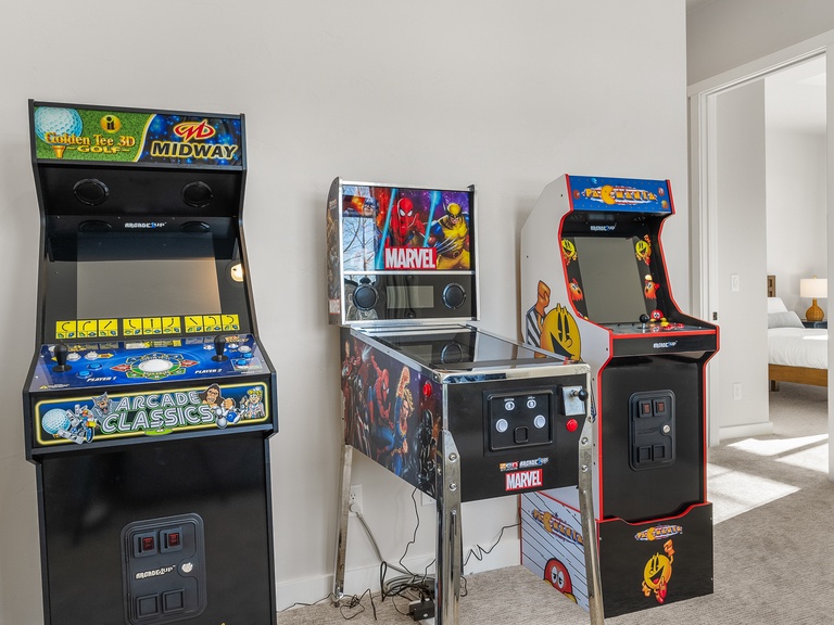 Arcade Games in Loft area!