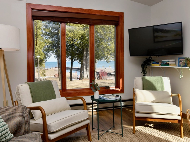 Updates throughtout with lake views