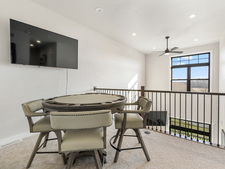 Loft Area with Poker Table