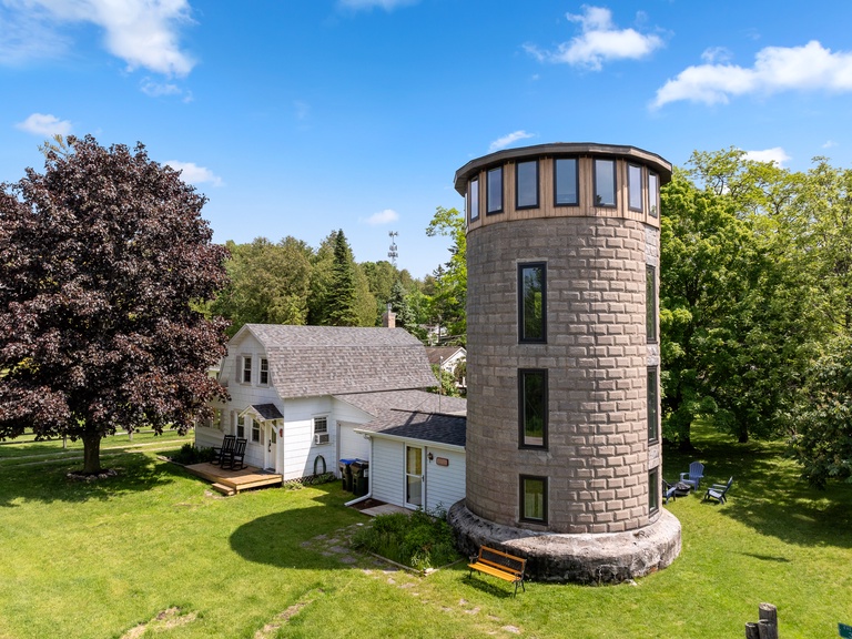 Areal View of Silo Guest House