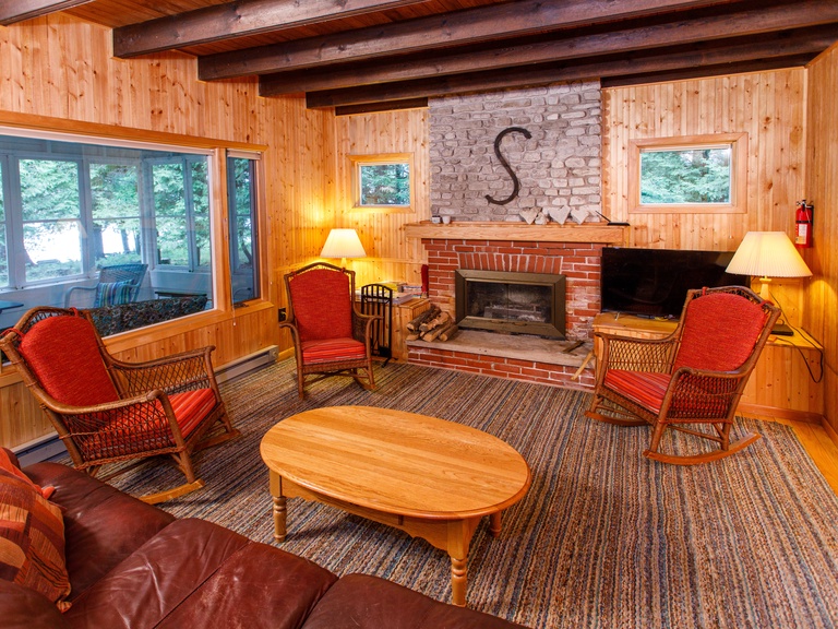 Living room with lots of seating