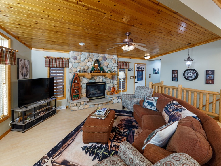 Smart TV and plenty of seating!