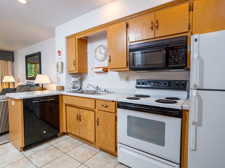 Kitchen is fully stocked to ensure you have all of the necessities while on vacation