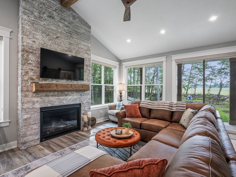 Gas Fireplace - enjoy this new well appointed home!