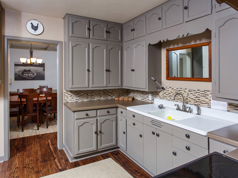 Kitchen for cooking meals for friends and family