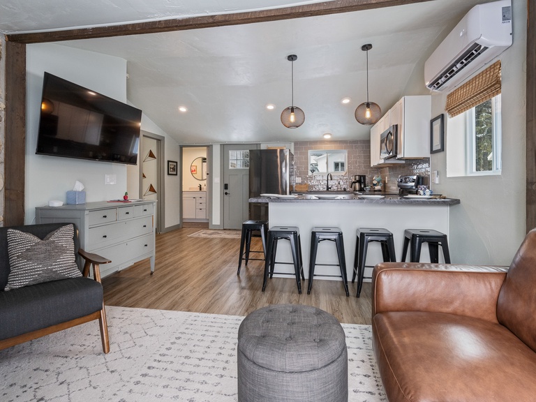 The main living area provides an amazing open space for guests to enjoy