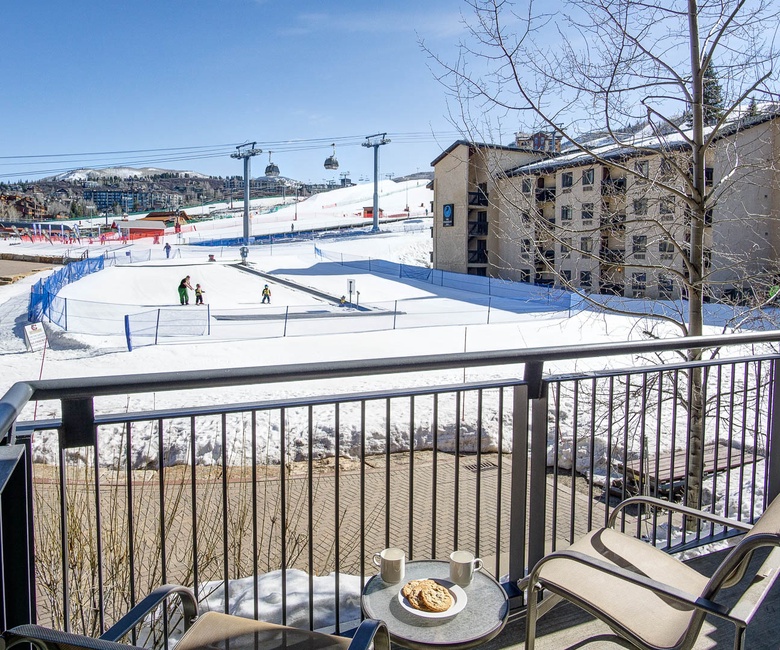 Deck, Main Level - With views (before the base area remodel)
