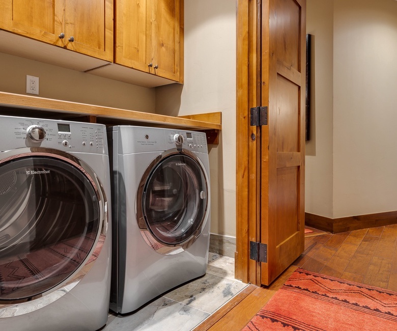 All of our One Steamboat Place residences have their own washer and dryer. (Photo is a representation, not actual.)
