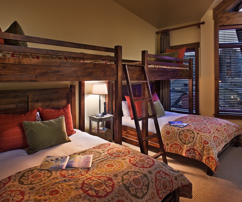 Bedroom 3, Main Level - Two twin-over-queen bunks