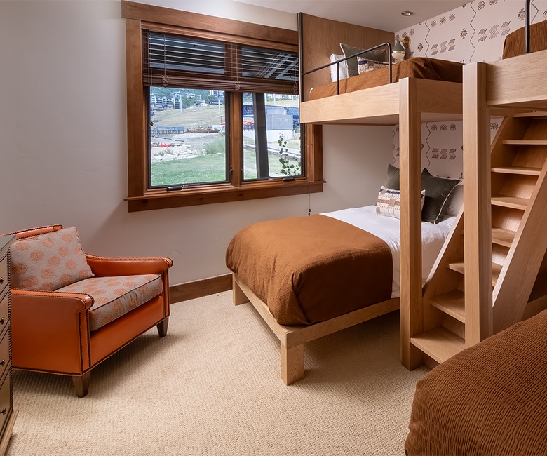 Bedroom 4, Main Level - Twin-over-full bunk room