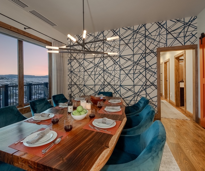 Dining Area, Main Level - Modern dining table seating for 8