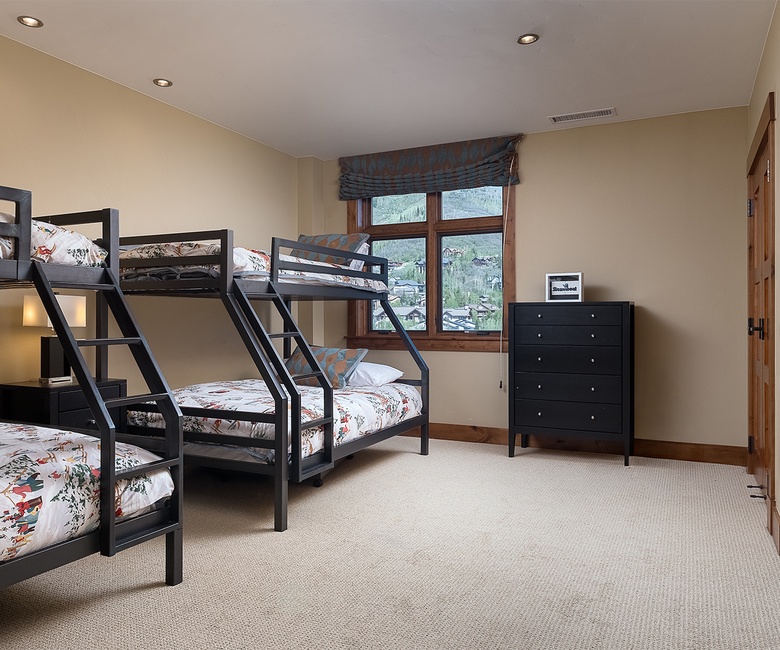 Bedroom 4, Main Level - Two XL twin-over-full bunks