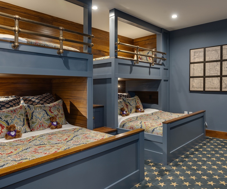 Bedroom 4, Main Level - Two twin-over-queen bunks