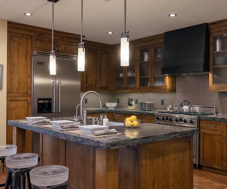 Kitchen, Main Level - Island with seating