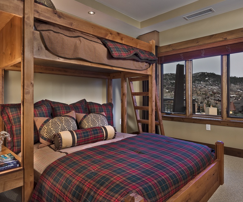 Bedroom 3, Main Level - XL twin-over-queen bunk room