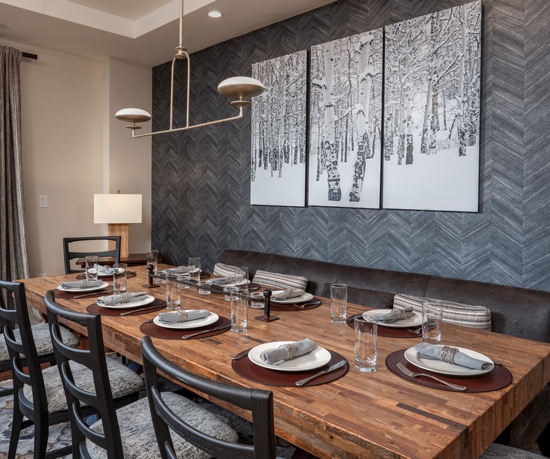 Dining Area, Main Level - Table with seating for 10 beside kitchen