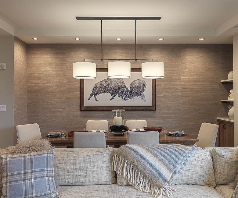 Great Room, Main Level - Comfortable seating area open to dining space