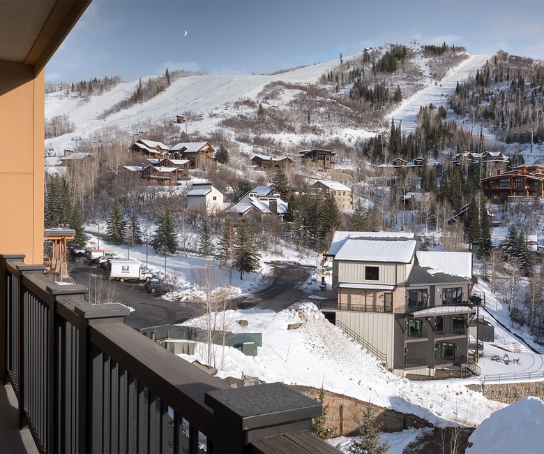 Corner Patio View of Slopes