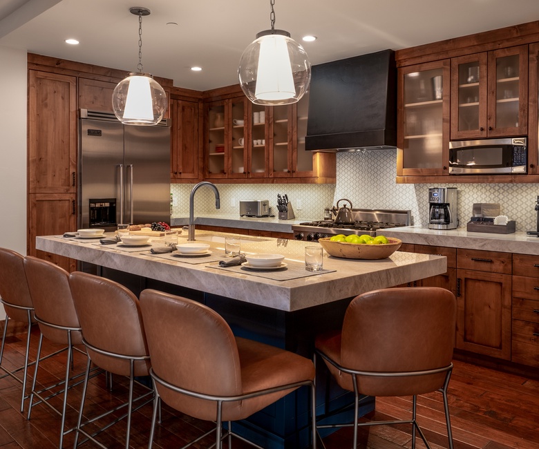 Kitchen, Main Level - Large island with bar seating