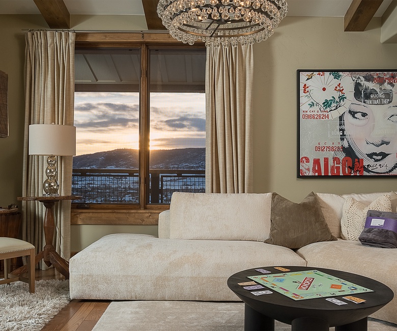 Great Room, Main Level - Enjoy the mountain views.