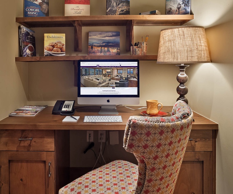 Office, Main Level - Workspace area