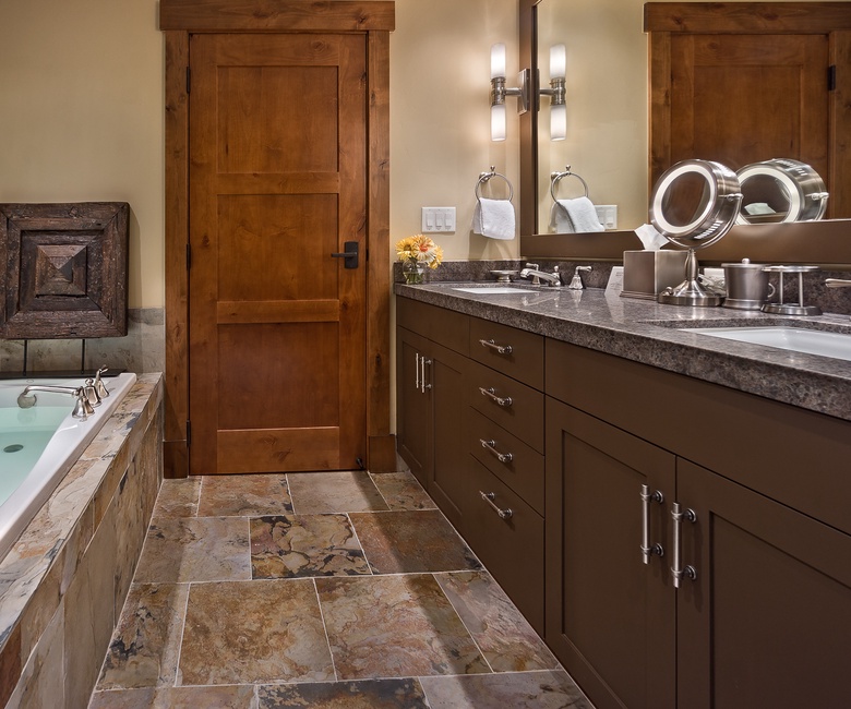 Bedroom 2, Main Level - Ensuite with double vanity