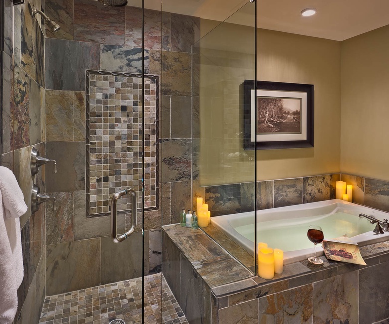 Bedroom 2, Main Level - King ensuite with soaking tub