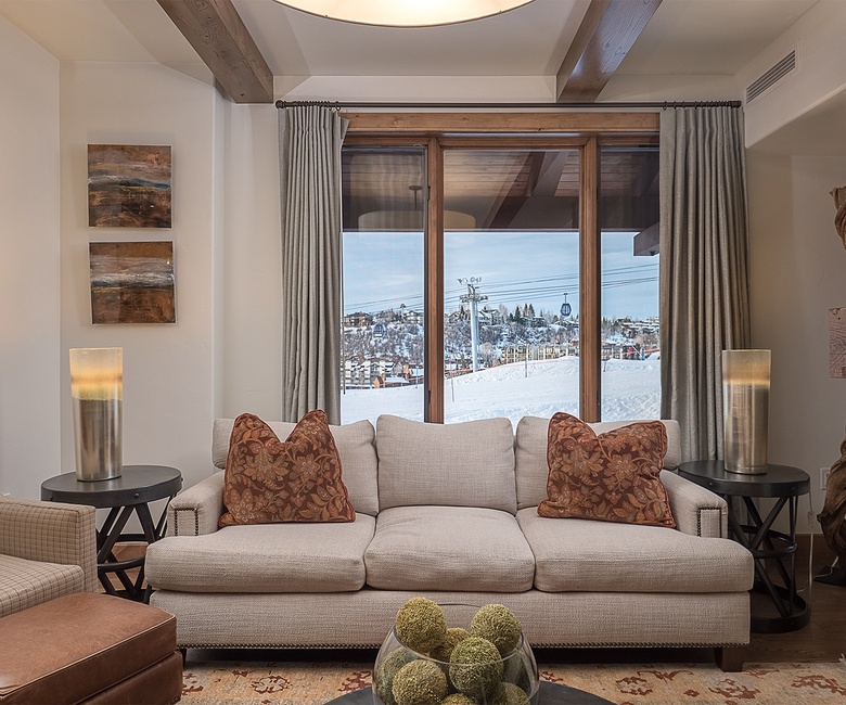 Great Room, Main Level - Inviting seating area with fireplace