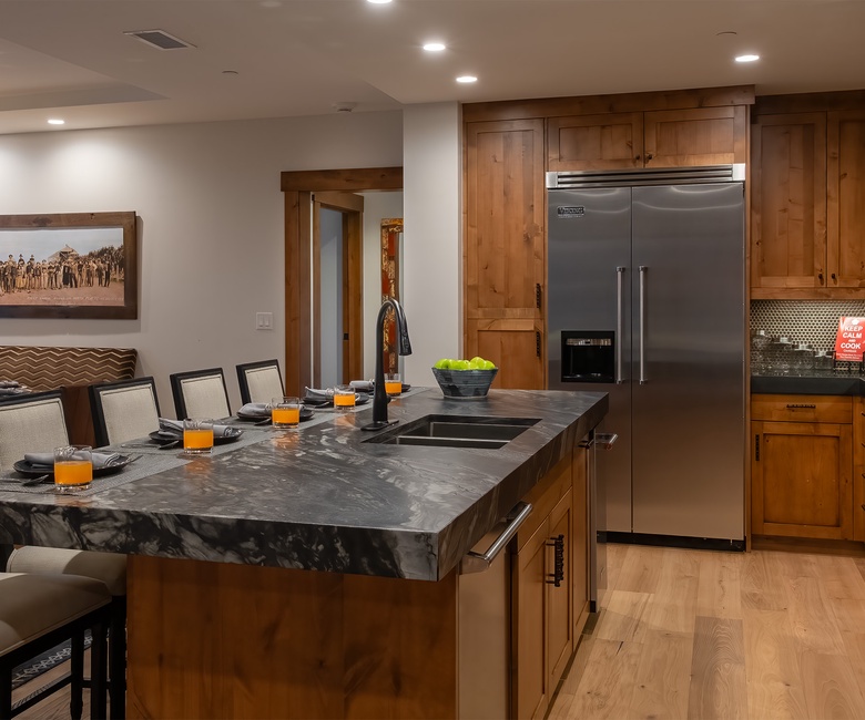 Kitchen, Main Level - Island with seating