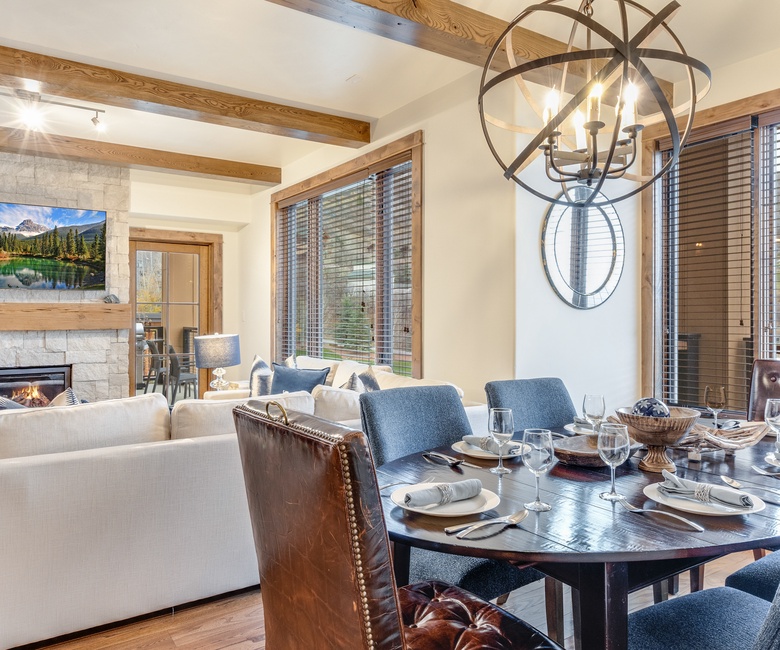 Dining Area, Main Level - Table seats 6 with views