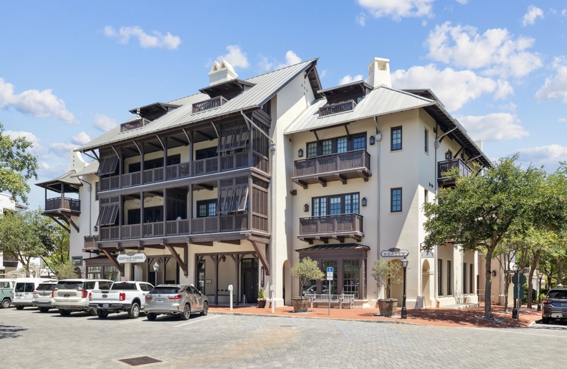 Located in the Heart of Barrett Square in Rosemary Beach!