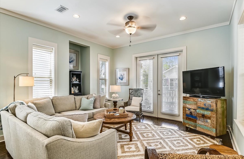 Living Room - Furnished with a Cozy Sectional Sofa