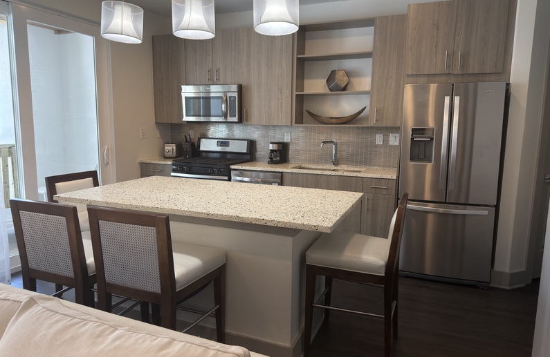 Open & Airy Gourmet Kitchen