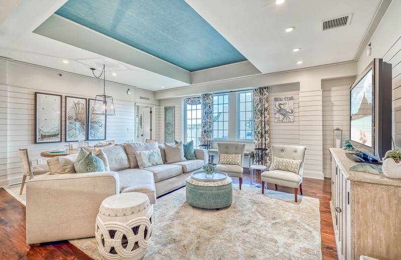 Living Room - Furnished with a Cozy Sectional Sofa