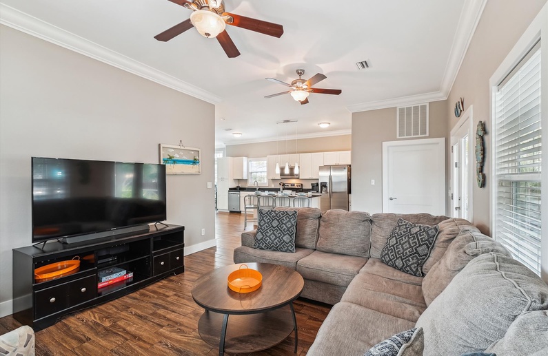 Cozy & Well Appointed Living Area