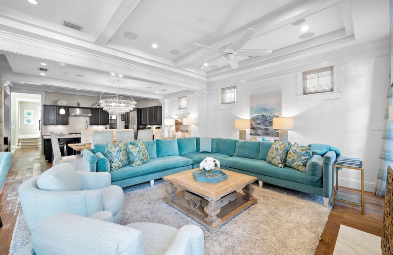 Living Room - Large Sectional Sofa