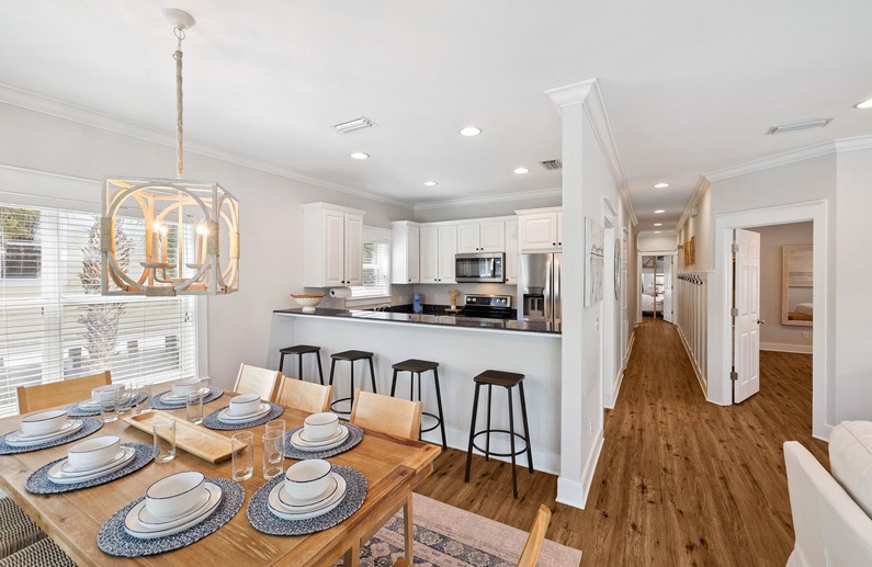 Spacious Kitchen & Dining Area