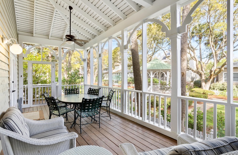 Screened porch