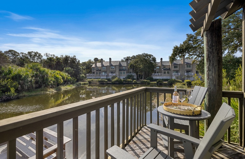 Deck Overlooking the Lagoon