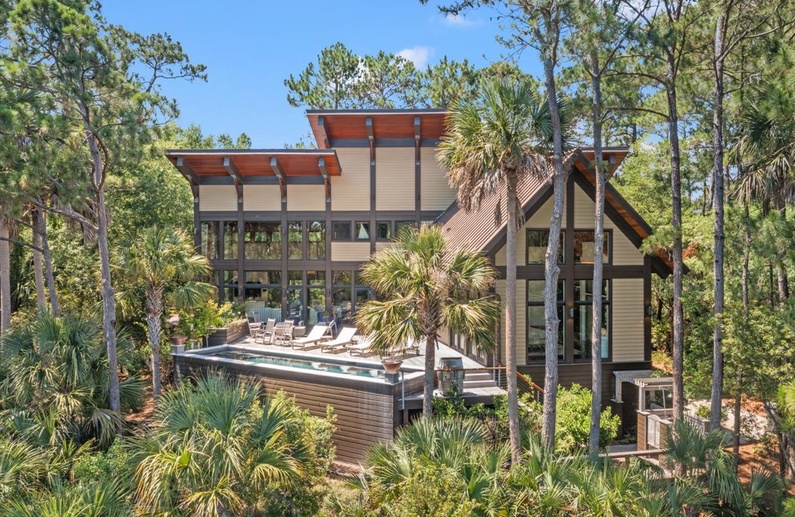 Aerial View of Back Exterior