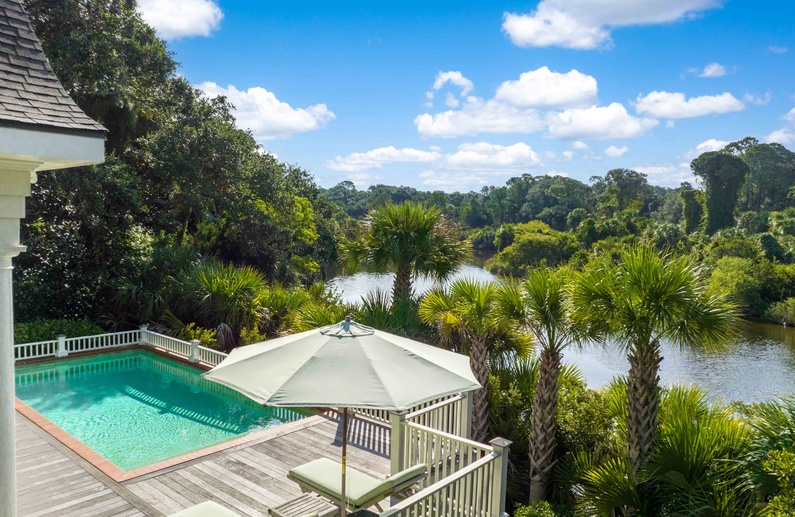 Pool Overlooking the Lagoon