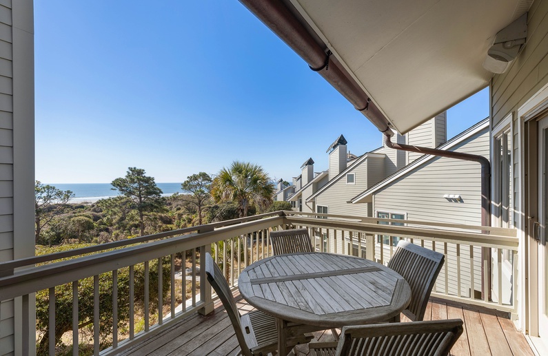 Oceanfront Deck off Living Area