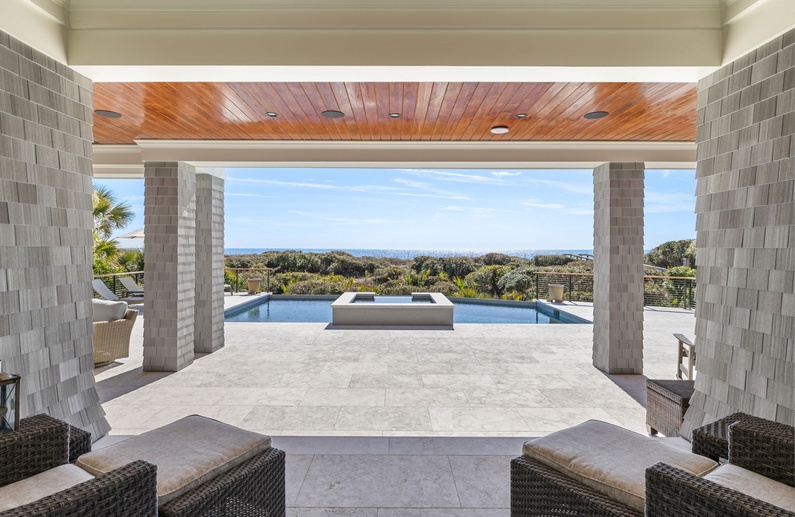 Oceanfront Pool and Pool Deck
