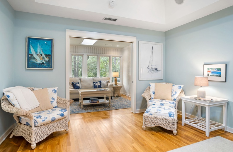 View of Sunroom from Living Area