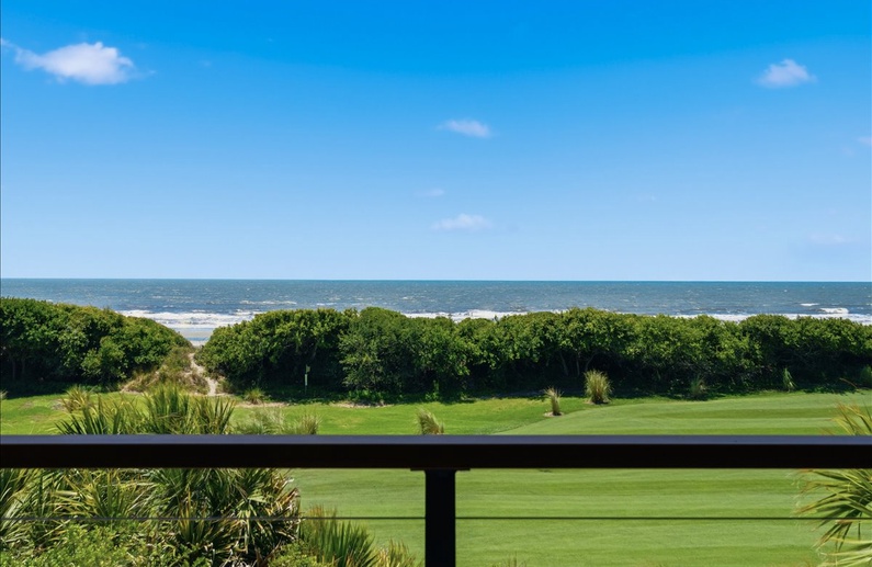 View Over Turtle Point Golf Course and Ocean